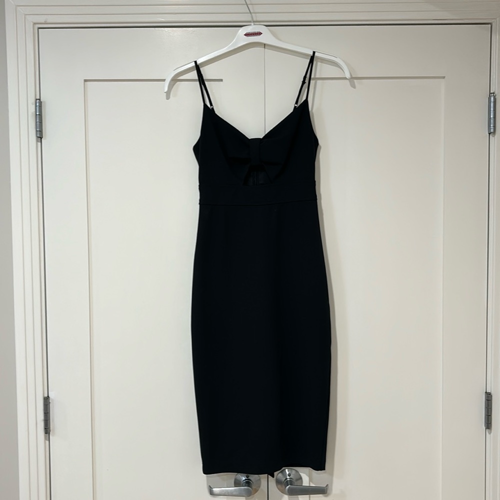 Black cocktail dress